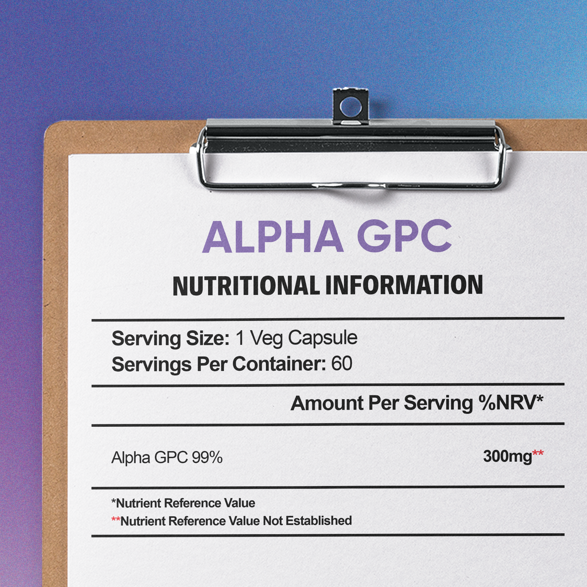 Alpha GPC Supplement UK
