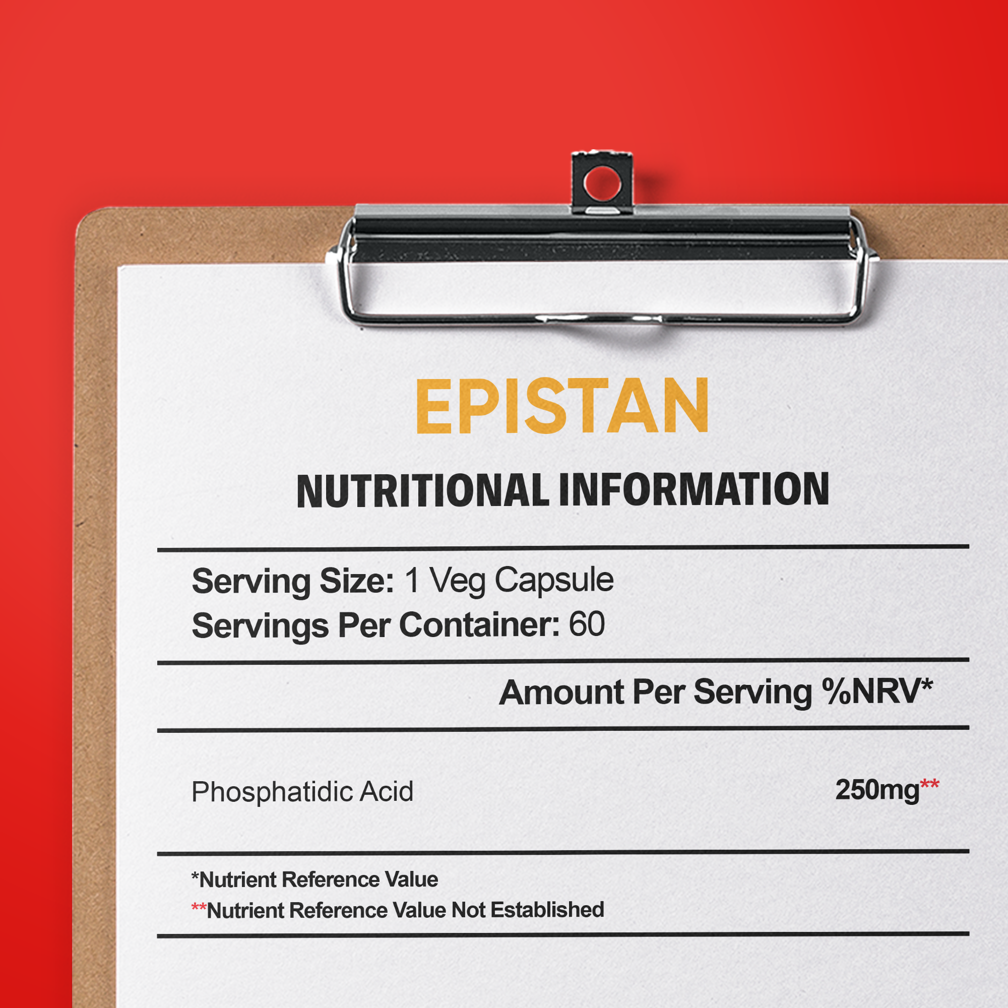 Epistan Ingredients
