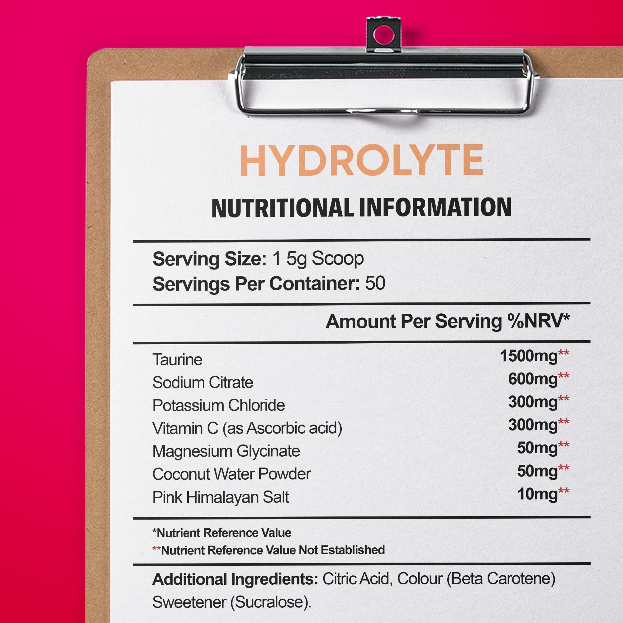 Electrolyte Drink Powder
