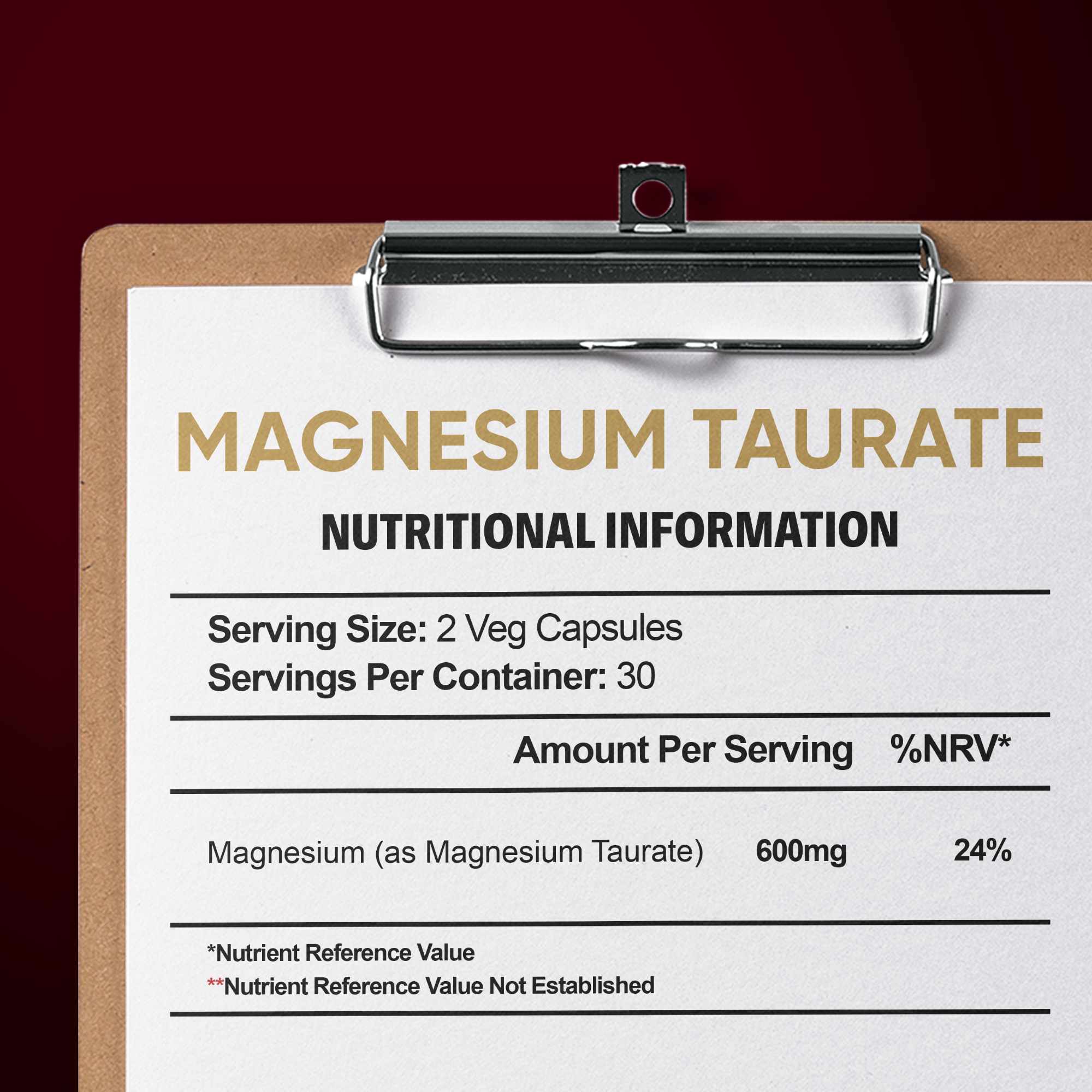 Magnesium Taurate Capsules