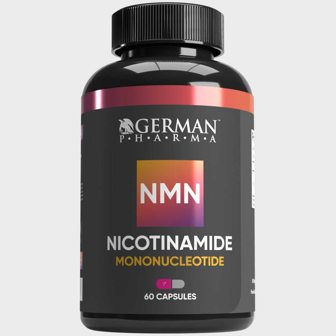 Nicotinamide Mononucleotide, NMN, NAD+, improve cellular energy production, enhance mitochondrial function, promote DNA repair, and potentially slow down the aging process