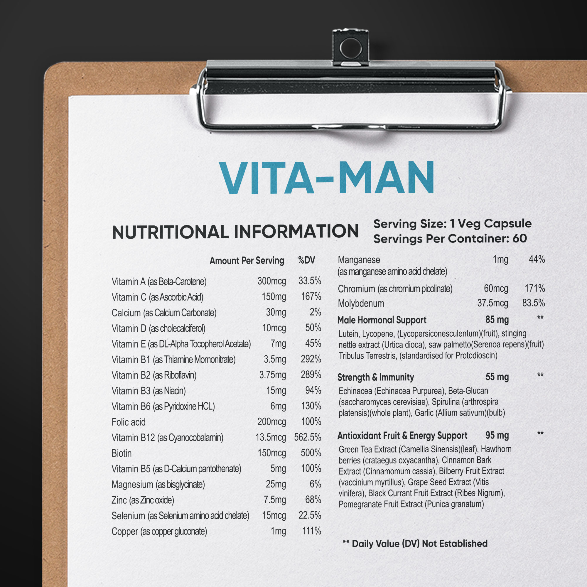 Multi Vitamin With Minerals