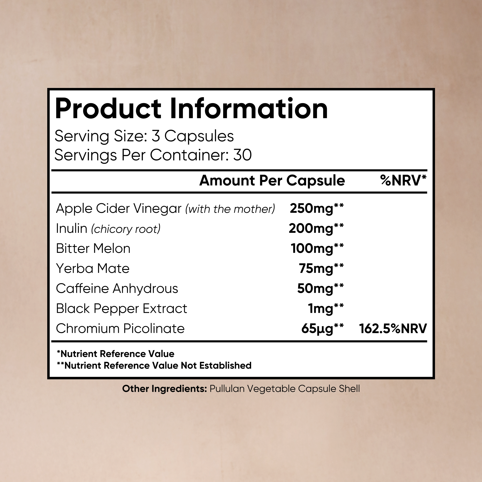 Metabolic-1 Blood Sugar Support Supplement