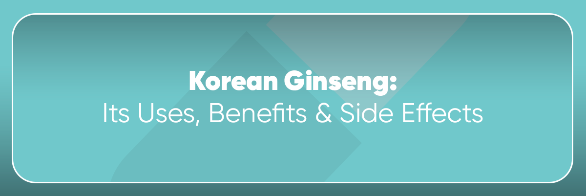 Korean Ginseng Banner