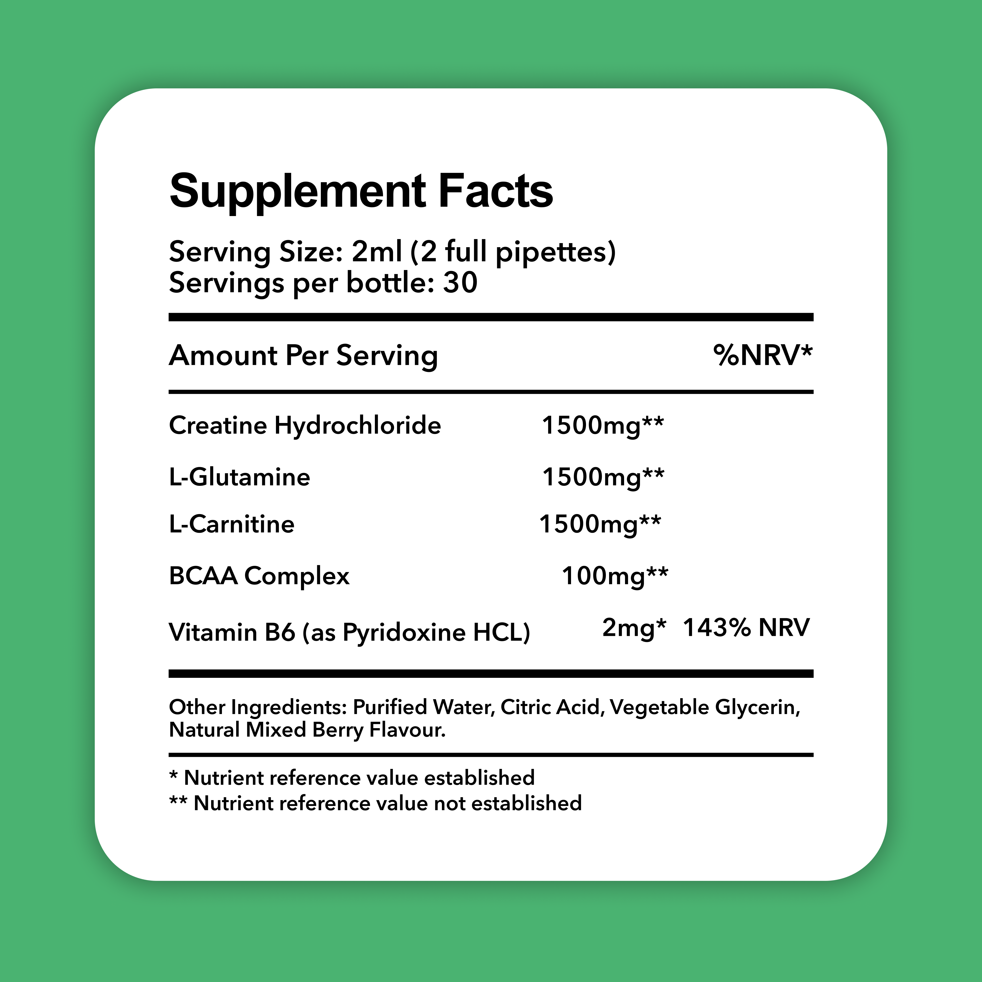 Creatine HCL Supplement