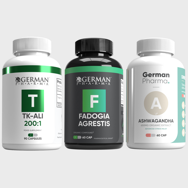 TK Fadogia and Ashwagandha: A Powerful Combination for Men's Health