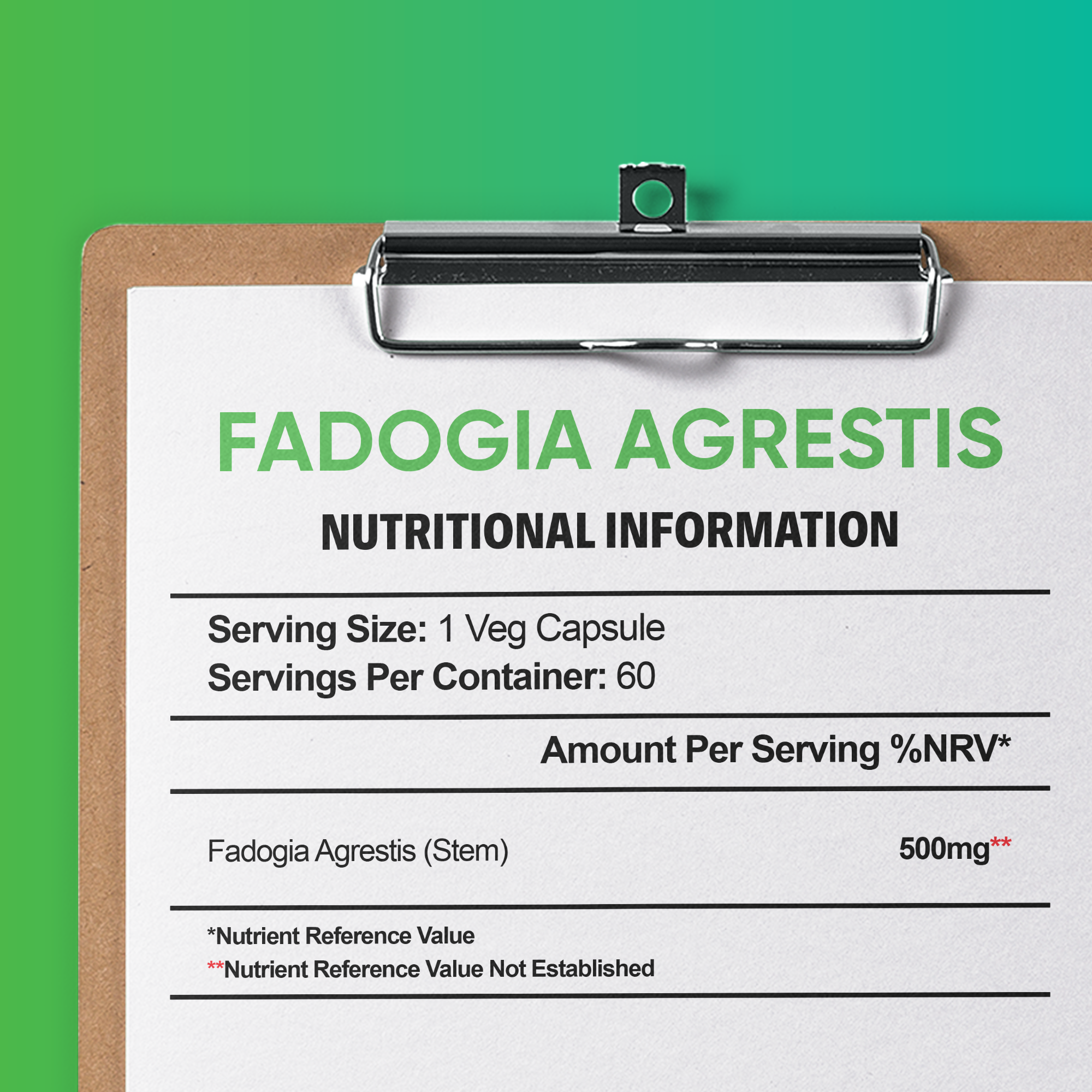 German Pharma Fadogia Agrestis Ingredients