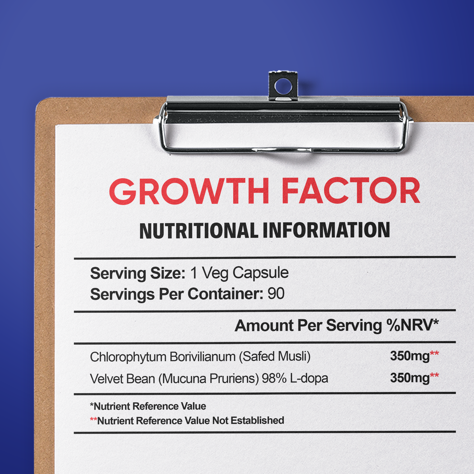 German Pharma Growth Factor Nutritional Information