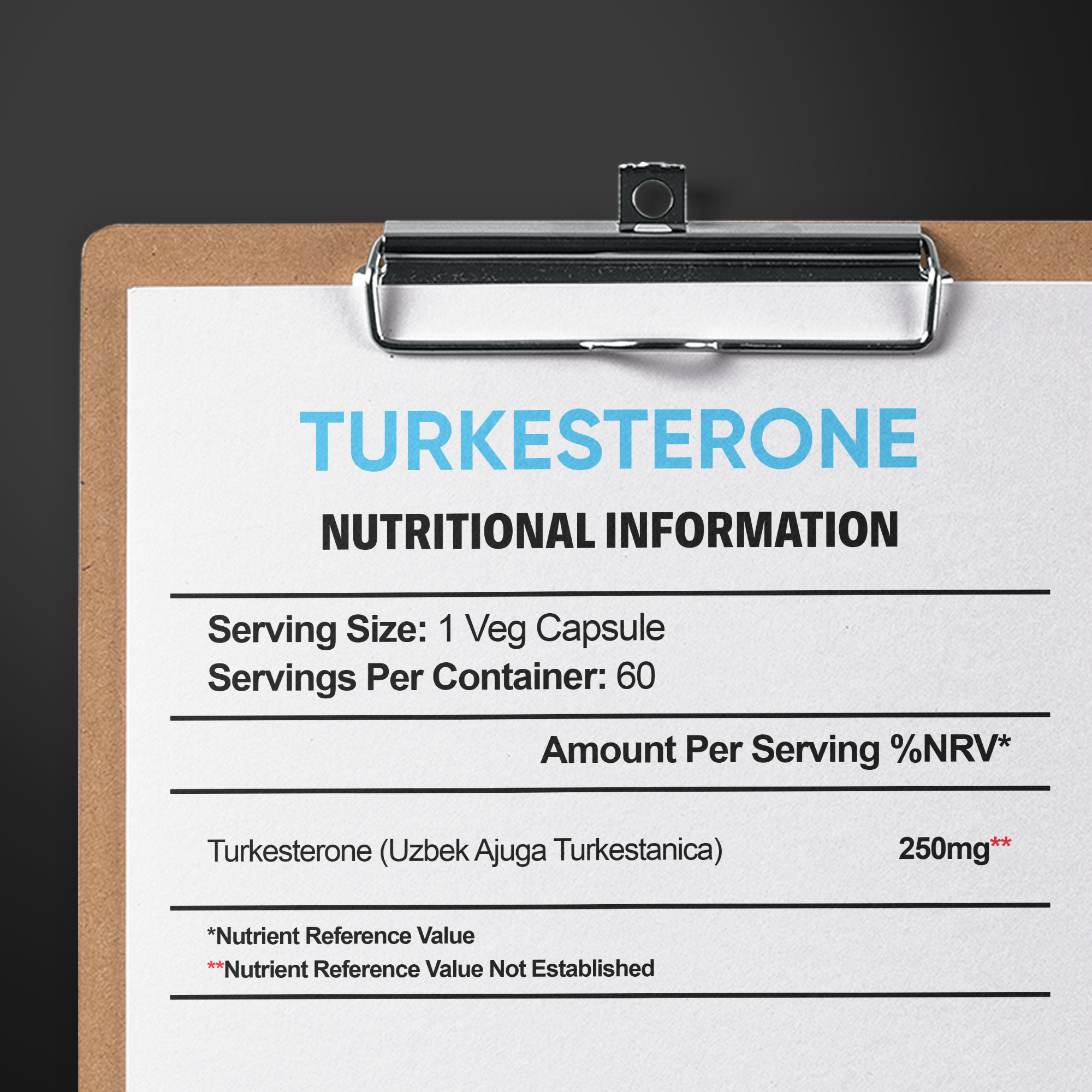 Turkesterone Ingredients