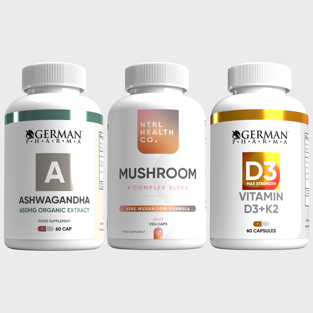 Mushroom Complex / Vitamin D3+K2 / Ashwagandha