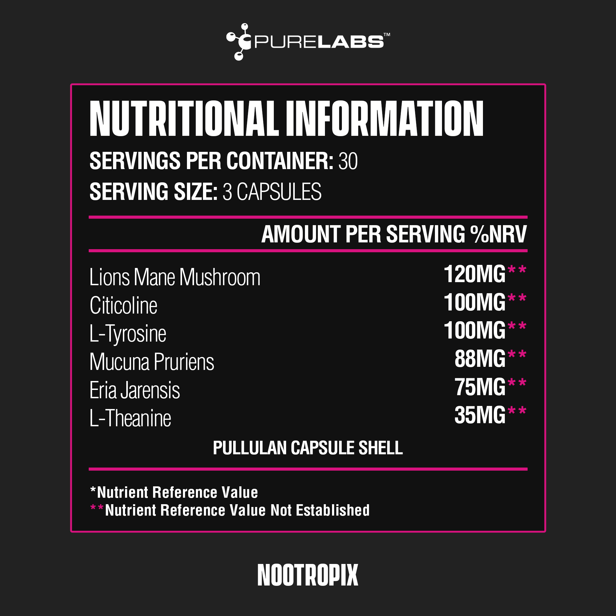 Nootropics Ingredients