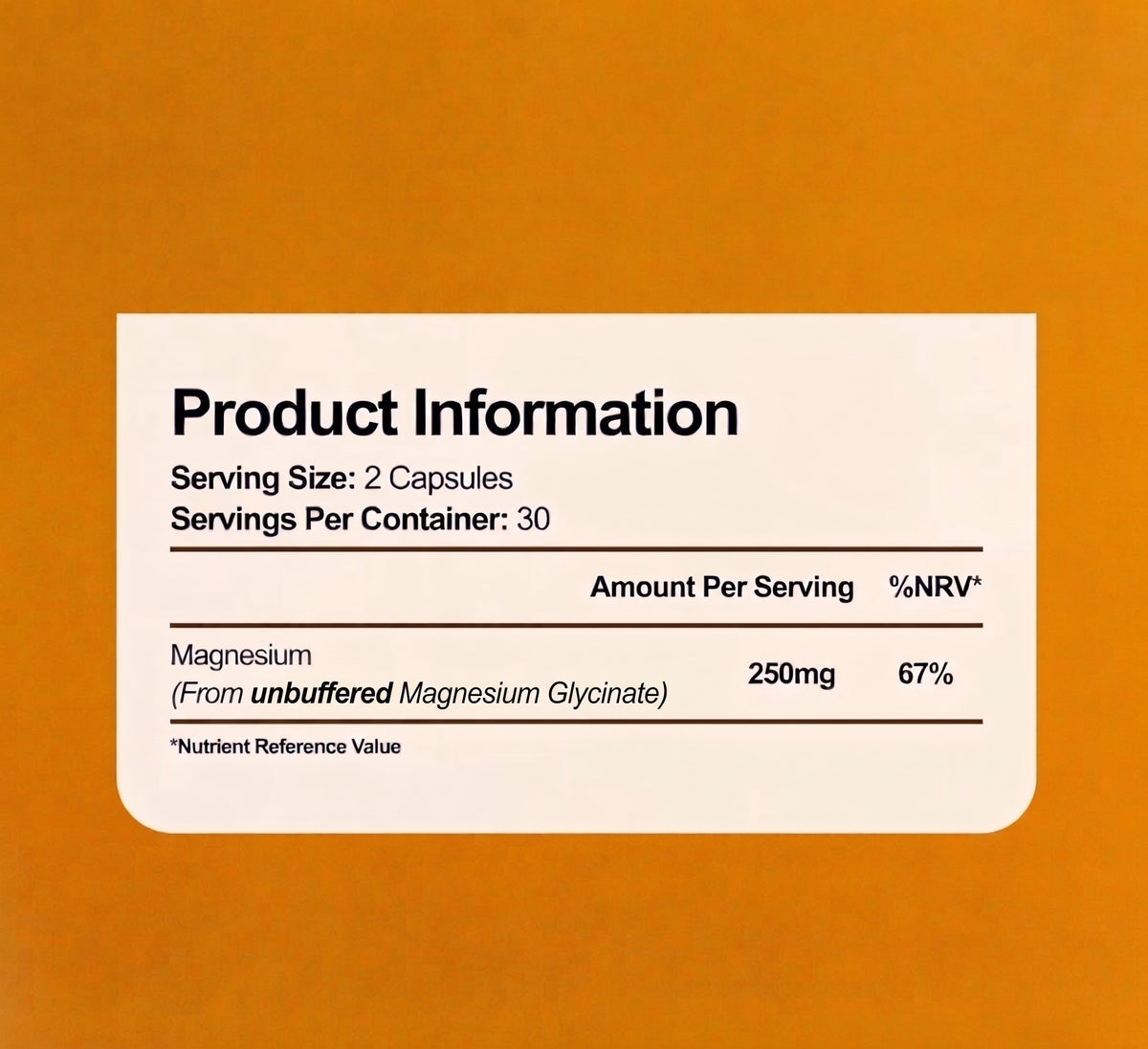 Magnesium Glycinate ( Unbuffered )