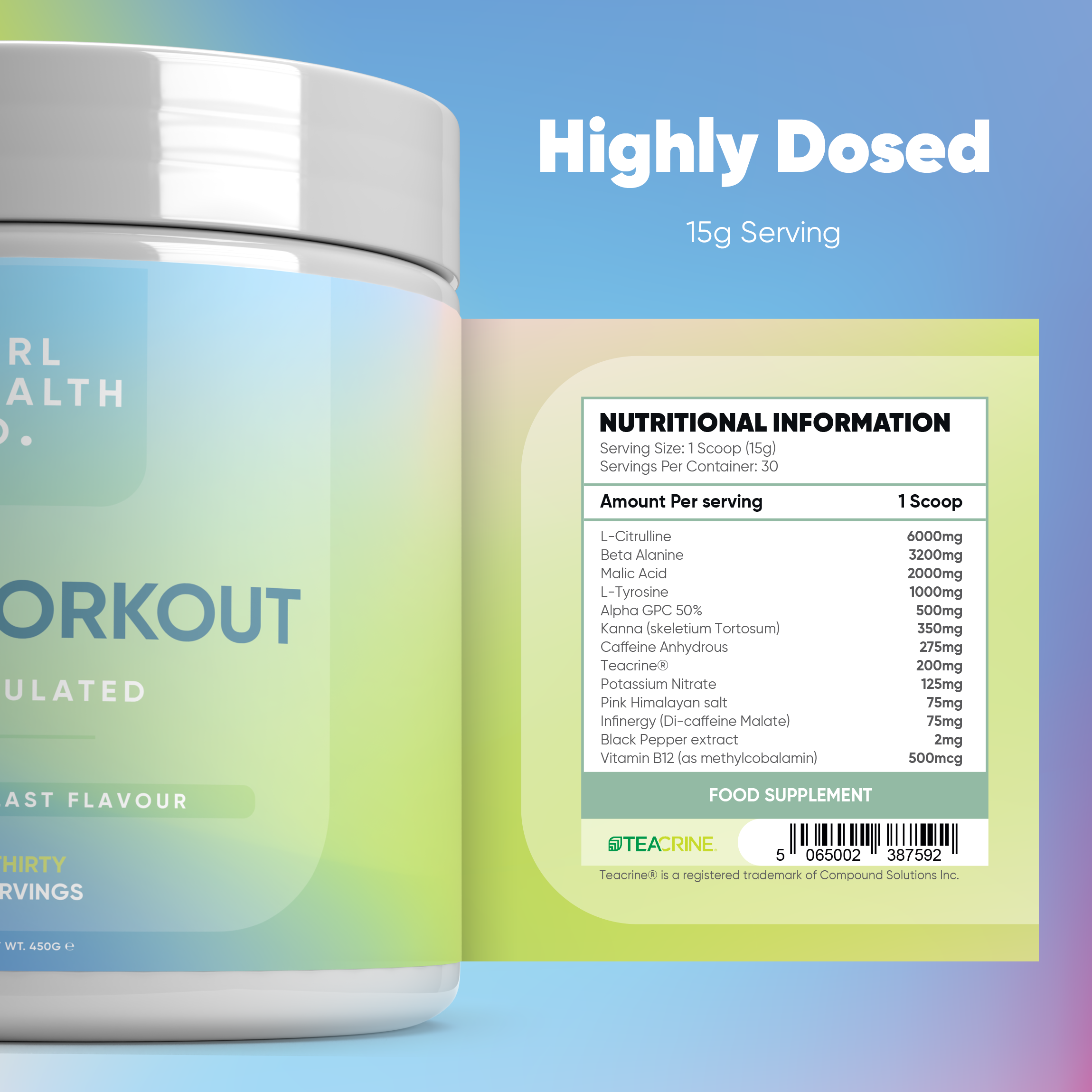 NTRL Health Co. Stimulated Pre-Workout